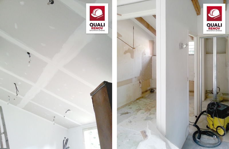 quali renov renovation salle de bain plafond chambre